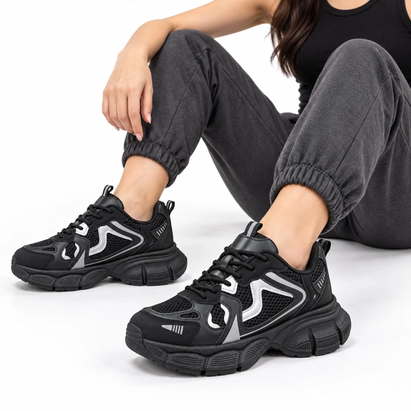 ZAPATILLA DEPORTIVA NEGRO MUJER CAPRI 2460-14 - 5