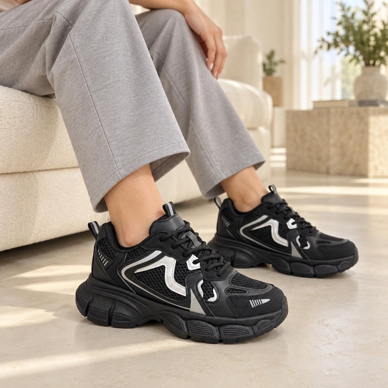 ZAPATILLA DEPORTIVA NEGRO MUJER CAPRI 2460-14 - 6