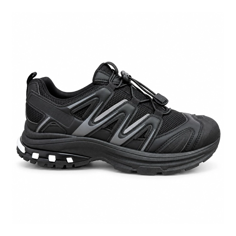 ZAPATILLA URBANA NEGRO MUJER TEXTIL NARA 5397-1 - 1