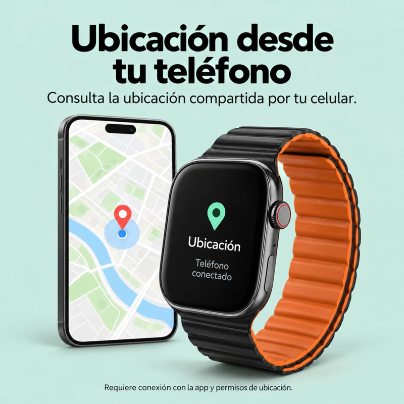 SMARTWATCH RELOJ INTELIGENTE VIDVIE SW1615 NEGRO 2,1 LLAMADAS - 6