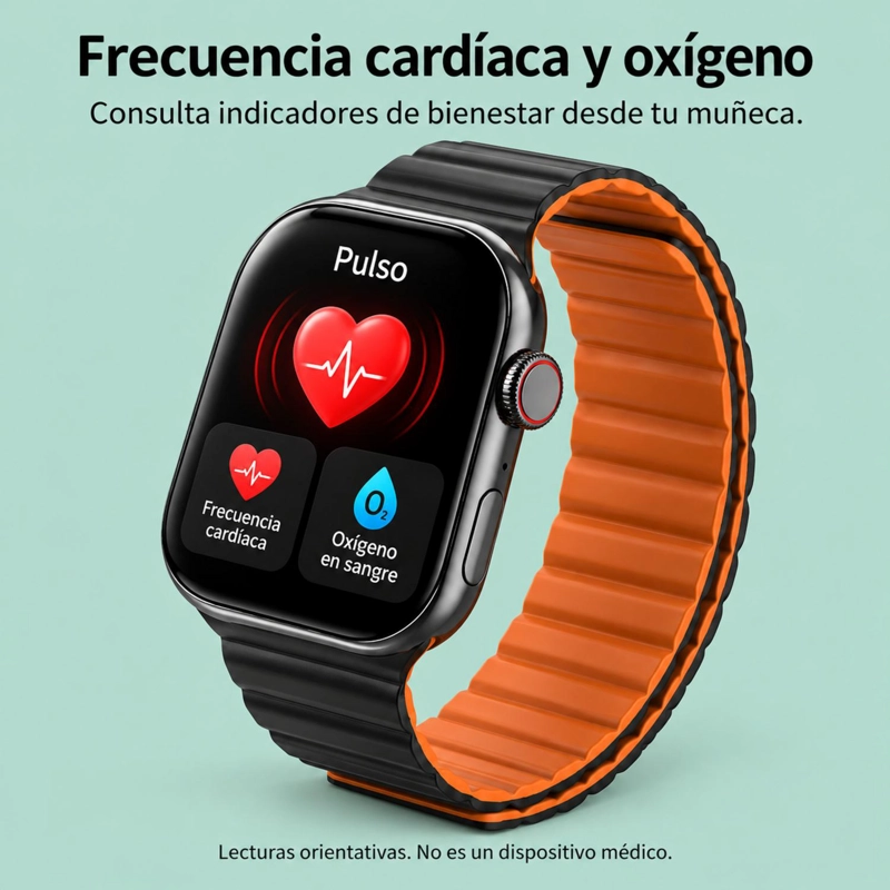 SMARTWATCH RELOJ INTELIGENTE VIDVIE SW1615 NEGRO 2,1 LLAMADAS - 8
