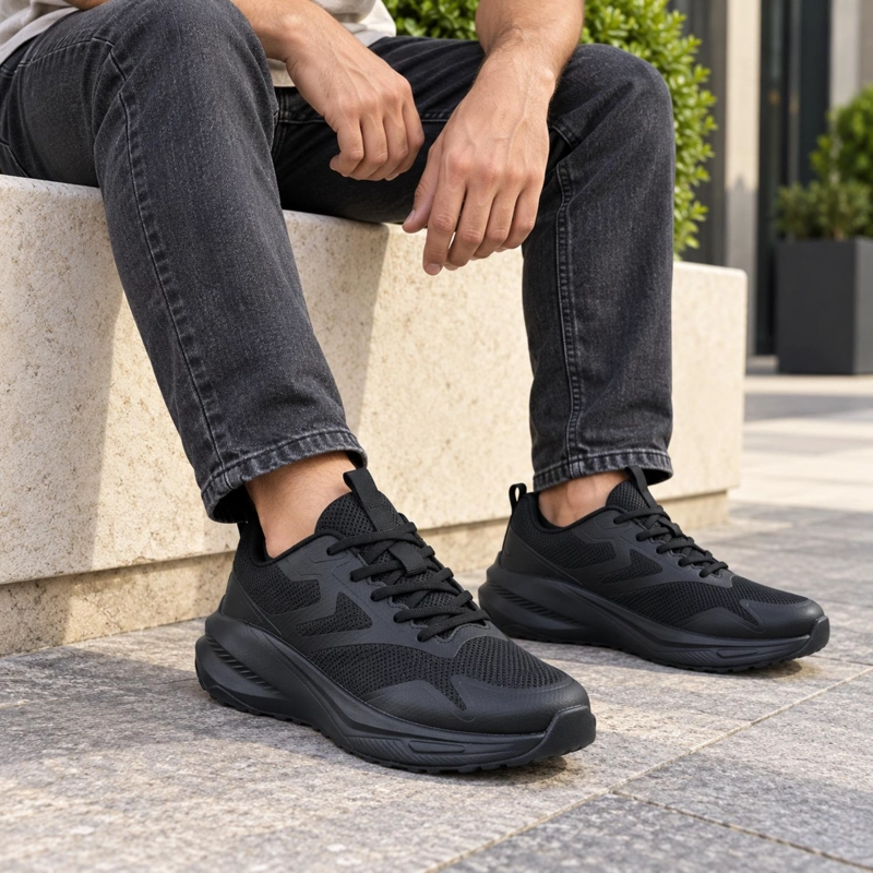 ZAPATILLA NEGRO HOMBRE SINTETICO BRISTOL 740 - 6