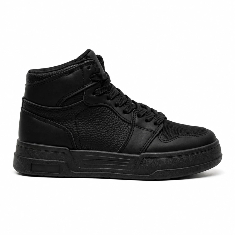 ZAPATILLA NEGRO UNISEX ECOCUERO AUSTIN M63 - 1
