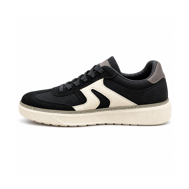 ZAPATILLA URBANA NEGRO HOMBRE ECOCUERO NOLAN A7747 - 3