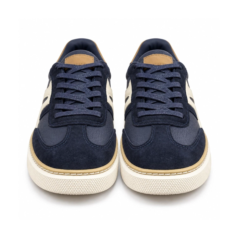 ZAPATILLA URBANA AZUL HOMBRE ECOCUERO NOLAN A7747 - 5