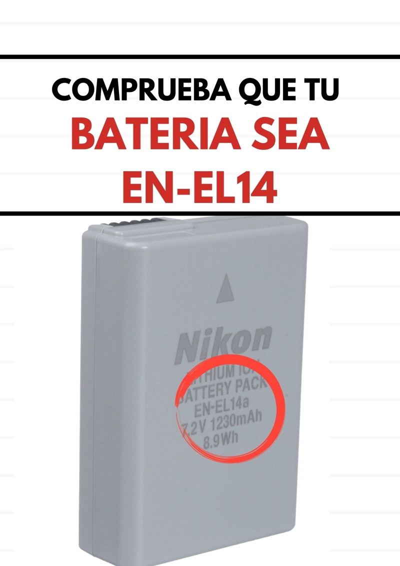 CARGADOR EN-EL14  DE BATERÍA NIKON REPUESTO PARA MH-24 - 2