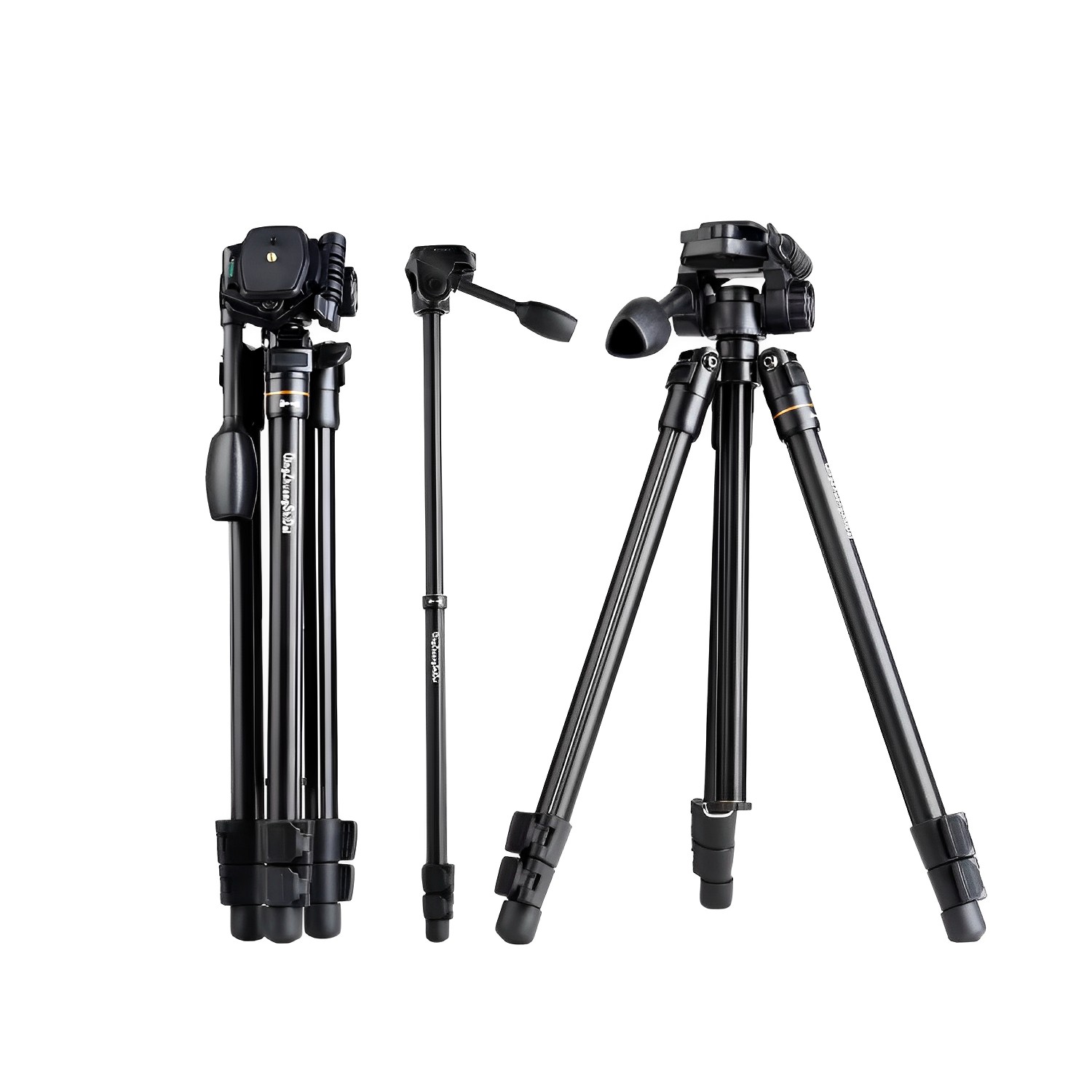 TRÍPODE CÁMARA VIDEO PROFESIONAL 1.3 MONÓPODE Q109 HASTA 5KG - 1