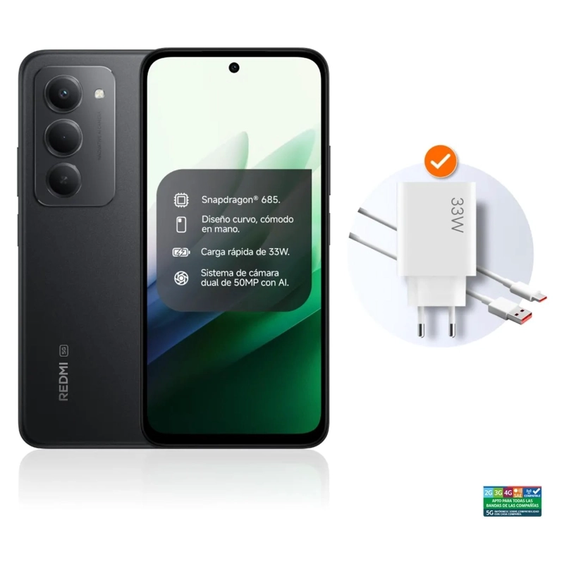XIAOMI REDMI 15 128 GB 4 GB MIDNIGHT BLACK - 1