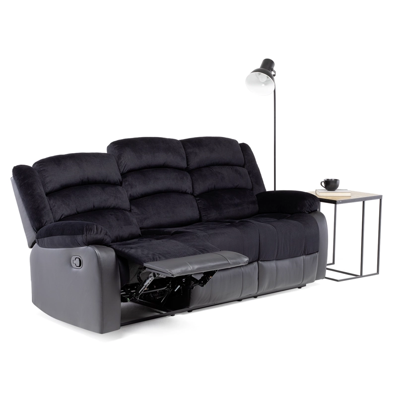 SILLON VYS SPA VENOM 3 CUERPOS GRAFITO RECLINABLE CON POSA VASOS - 1