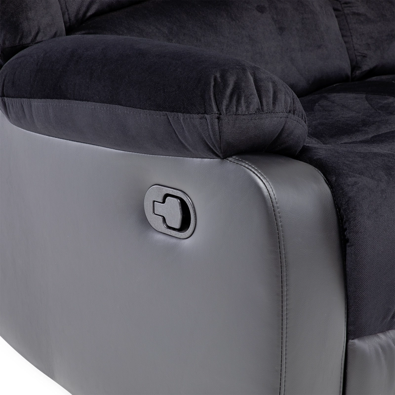 SILLON VYS SPA VENOM 3 CUERPOS GRAFITO RECLINABLE CON POSA VASOS - 6