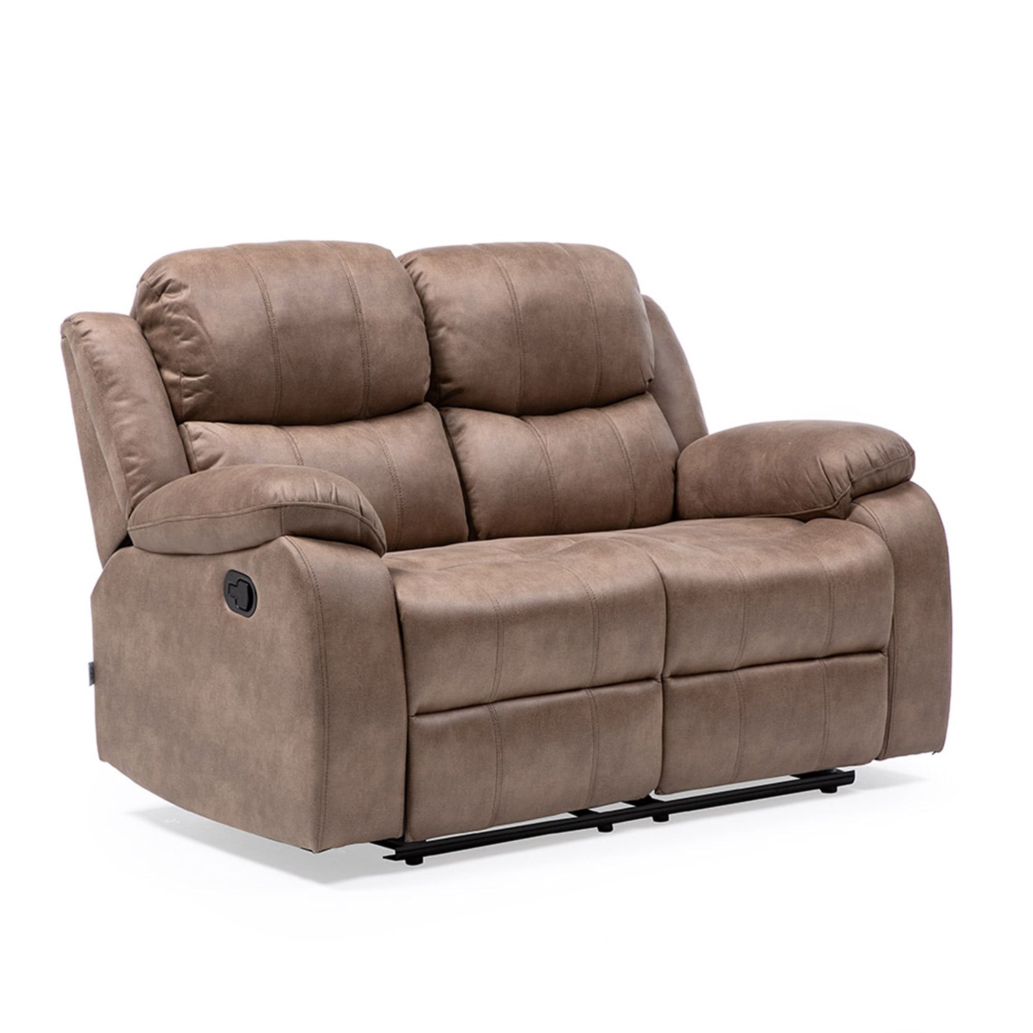 SOFÁ VYS SPA 2 CUERPOS ACERO BEIGE RECLINABLE ISABEL - 4