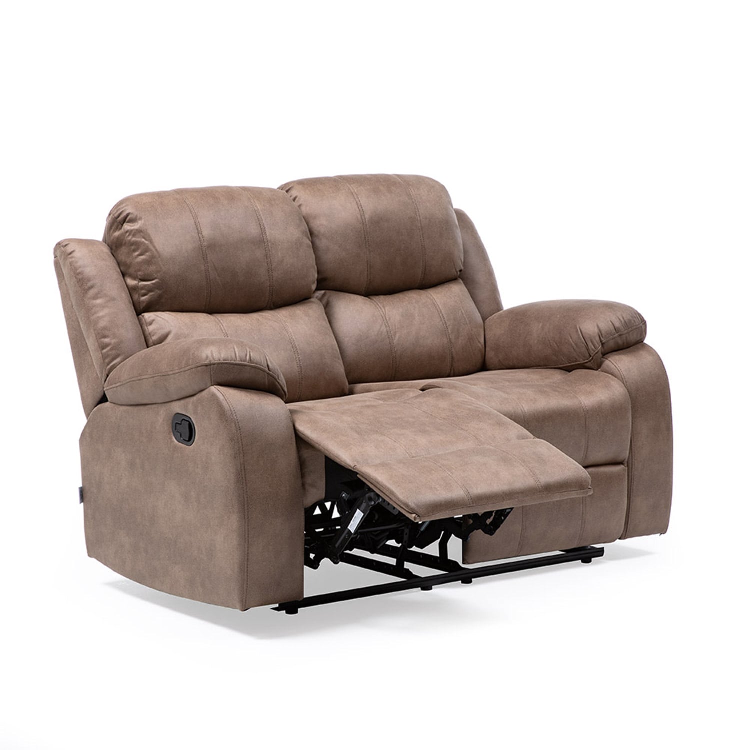 SOFÁ VYS SPA 2 CUERPOS ACERO BEIGE RECLINABLE ISABEL - 5