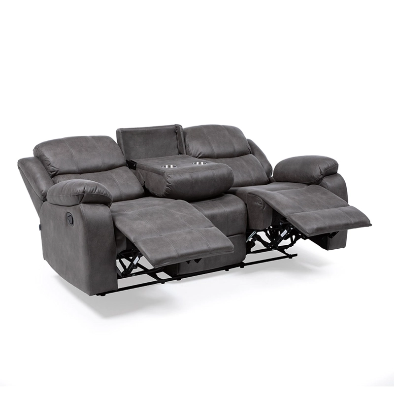 SOFÁ VYS SPA 3 CUERPOS ACERO GRIS RECLINABLE ISABEL GREY - 6