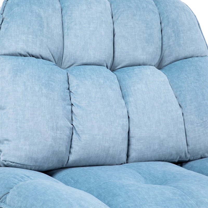 BERGERE VYS SPA MILANIUM BLUE ACERO AZUL BEBE RECLINABLE GIRATORIO Y MECEDOR - 1