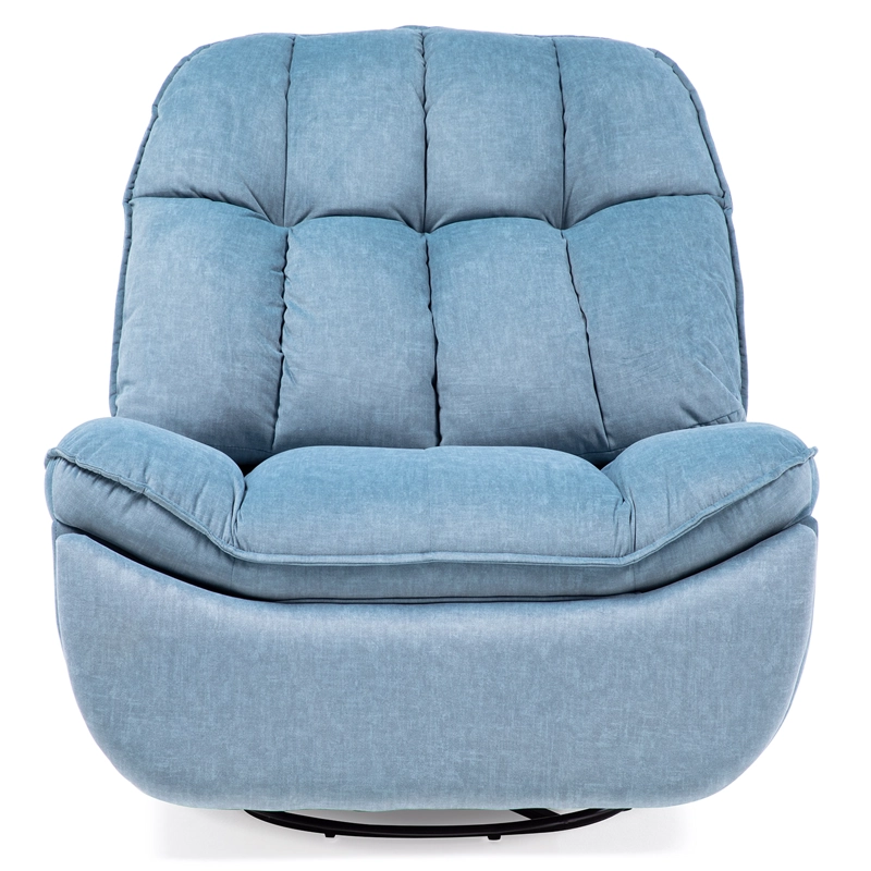 BERGERE VYS SPA MILANIUM BLUE ACERO AZUL BEBE RECLINABLE GIRATORIO Y MECEDOR - 3
