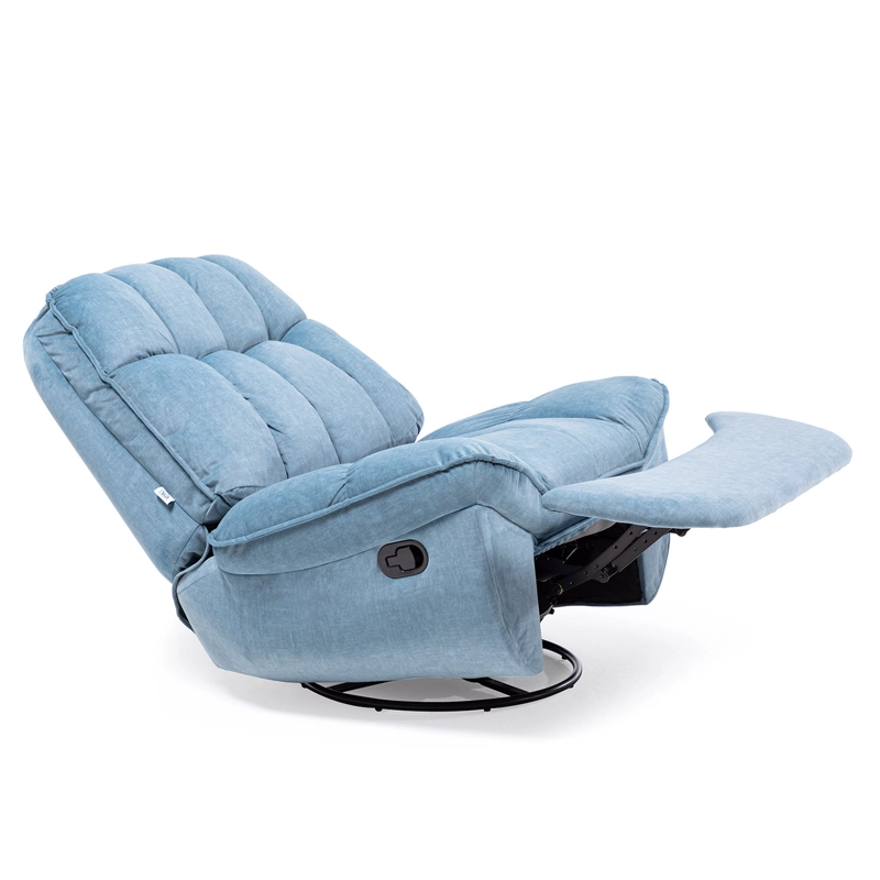 BERGERE VYS SPA MILANIUM BLUE ACERO AZUL BEBE RECLINABLE GIRATORIO Y MECEDOR - 5