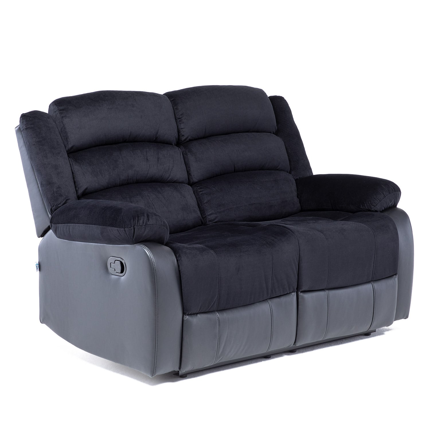 SOFÁ VYS SPA BLACK VENOM 2 CUERPOS ACERO NEGRO RECLINABLE - 4