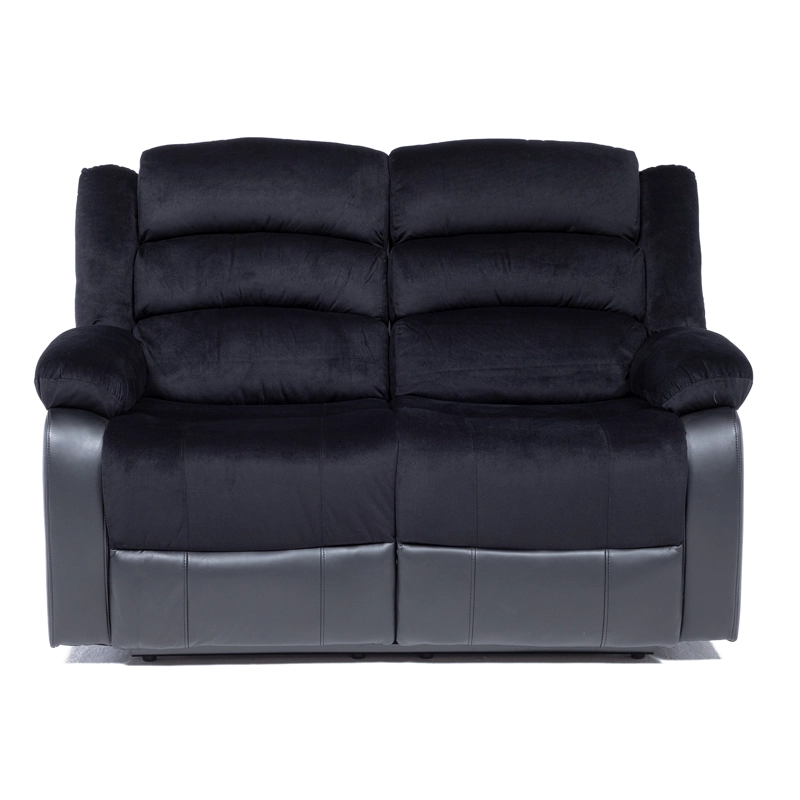 SOFÁ VYS SPA BLACK VENOM 2 CUERPOS ACERO NEGRO RECLINABLE - 6
