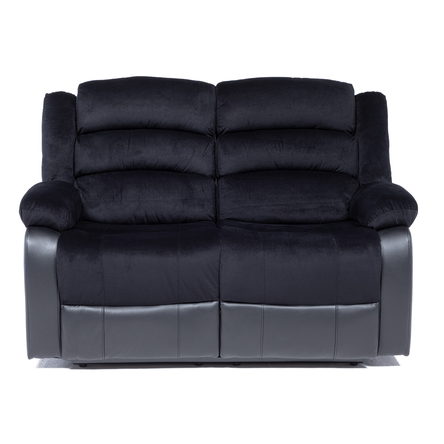 SOFÁ VYS SPA BLACK VENOM 2 CUERPOS ACERO NEGRO RECLINABLE - 6