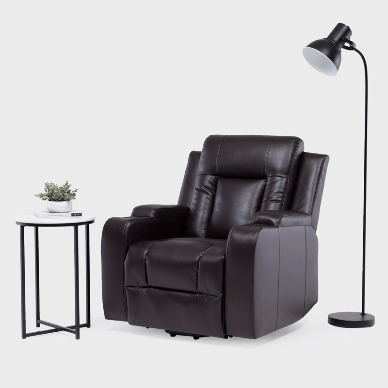 BERGER STAND UP BROWN CON VIBROMASAJE 8 PUNTOS + CONTROL REMOTO + CALEFACCION - 2