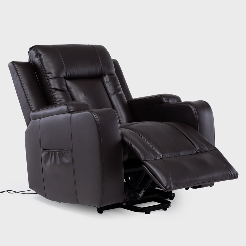 BERGER STAND UP BROWN CON VIBROMASAJE 8 PUNTOS + CONTROL REMOTO + CALEFACCION - 4
