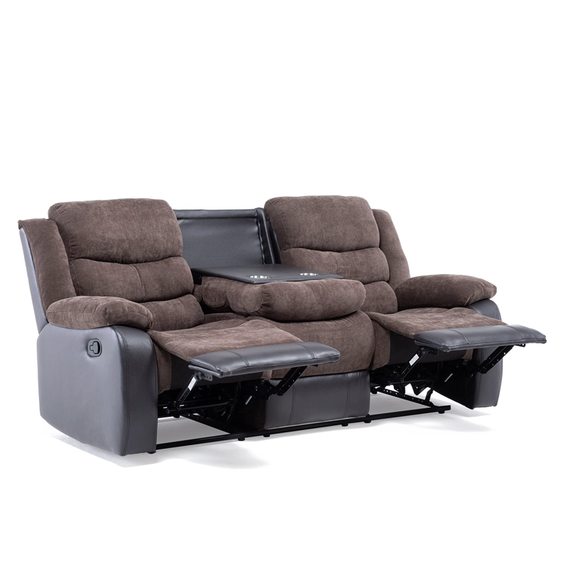 SOFA RECLINABLE REBECCA + POSAVASOS DE ALUMINIO - 4