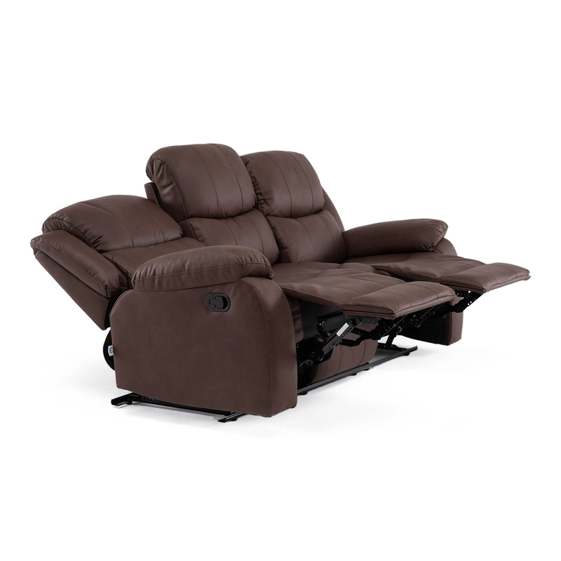 SOFA 3 CUERPOS RECLINABLE ISABEL MOORSH CON POSAVASOS - 6