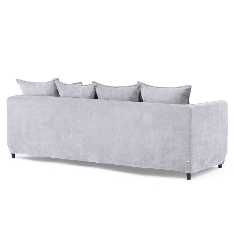 SOFA 4 CUERPOS AMELIE GREY + FUNDA LAVABLE - 4