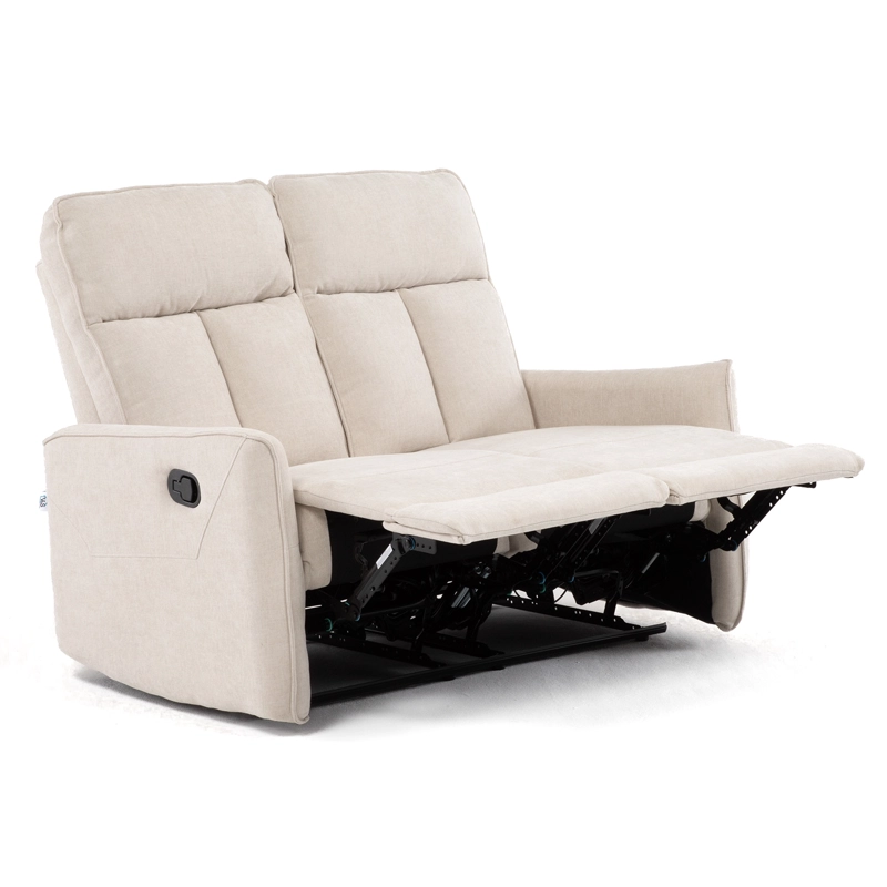 SOFA RECLINABLE 2 CUERPOS WHITE MONACO - 4