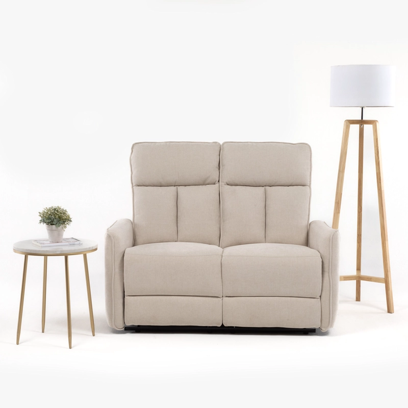 SOFA RECLINABLE 2 CUERPOS WHITE MONACO - 7