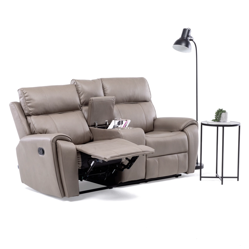 SOFA RECLINABLE 2 CUERPOS PREMIUM BROWN - 2
