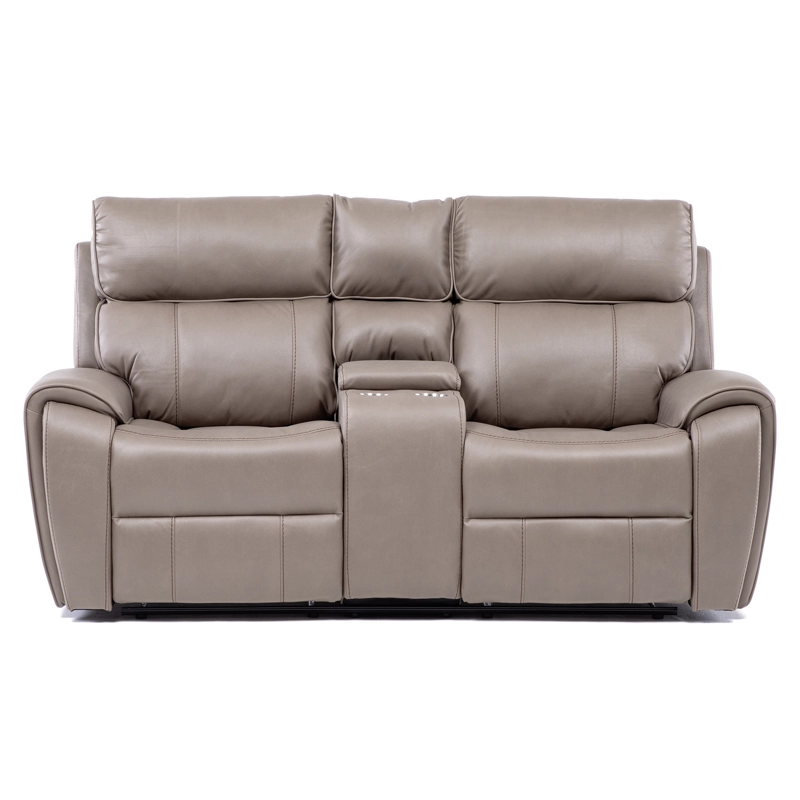 SOFA RECLINABLE 2 CUERPOS PREMIUM BROWN - 7