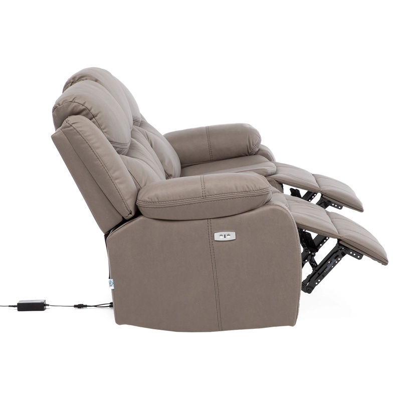 SOFA RECLINABLE ELECTRICO BILBAO BEIGE + USB - 5