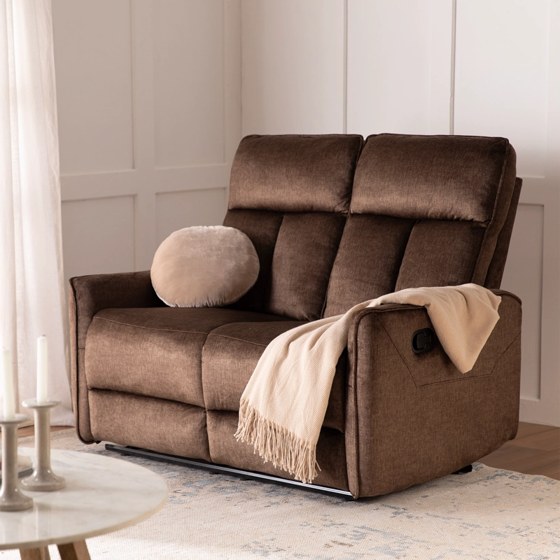 SOFA RECLINABLE 2 CUERPOS COFFE MONACO - 2