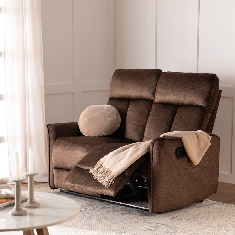 SOFA RECLINABLE 2 CUERPOS COFFE MONACO - 3
