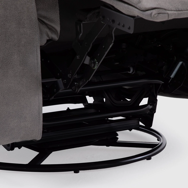 BERGER RECLINABLE PRO GREY CON VIBROMASAJE 8 PUNTOS + CONTROL REMOTO + CALEFACCION + MECEDOR - 8