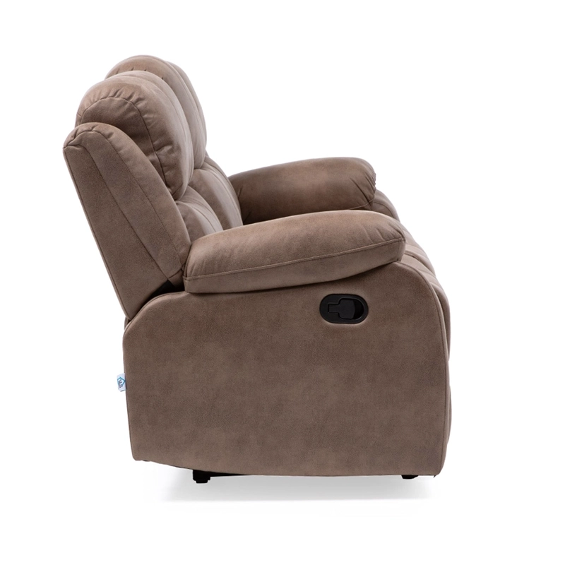 SILLON VYS SPA 3 CUERPOS ACERO BEIGE RECLINABLE - 7