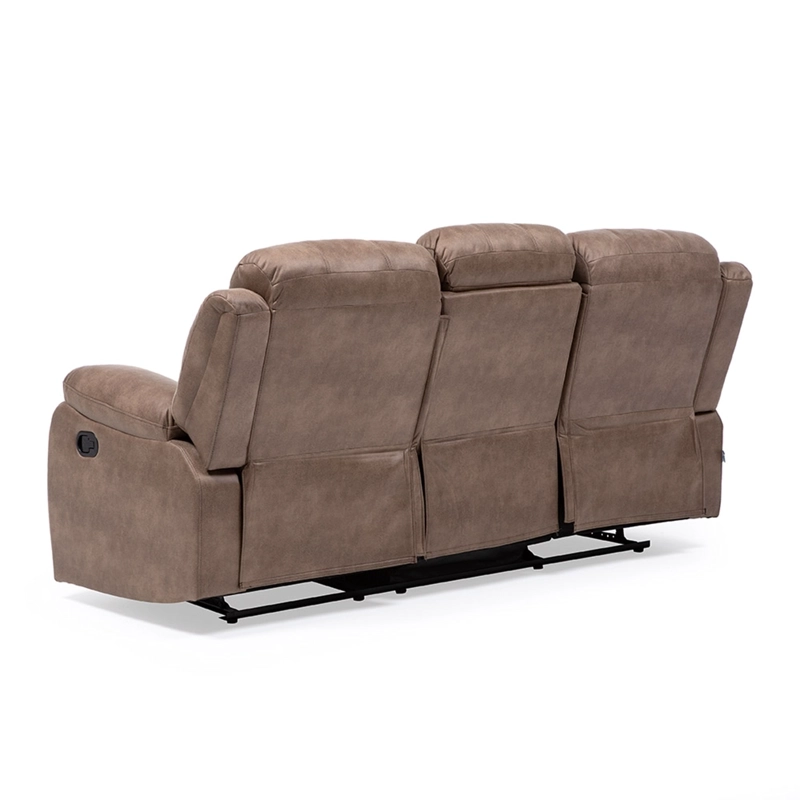 SILLON VYS SPA 3 CUERPOS ACERO BEIGE RECLINABLE - 9