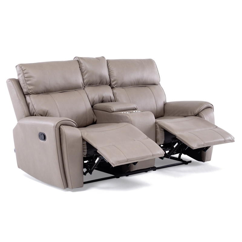 SOFA RECLINABLE 2 CUERPOS PREMIUM BROWN - 4