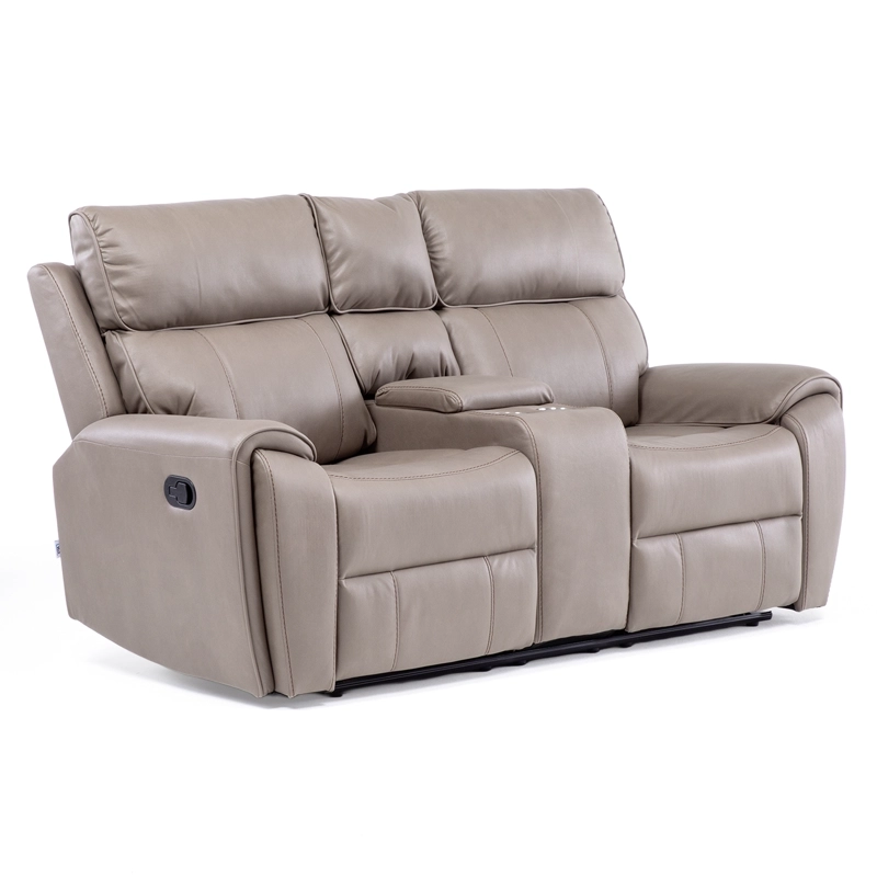 SOFA RECLINABLE 2 CUERPOS PREMIUM BROWN - 5