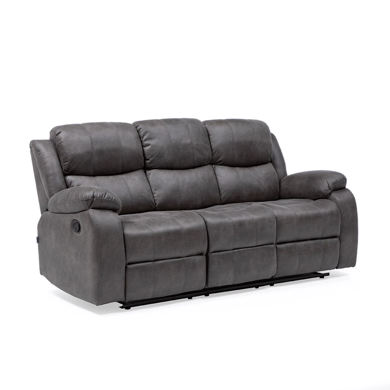 SOFA VYS SPA 3 CUERPOS ACERO GRIS RECLINABLE ISABEL GREY - 4