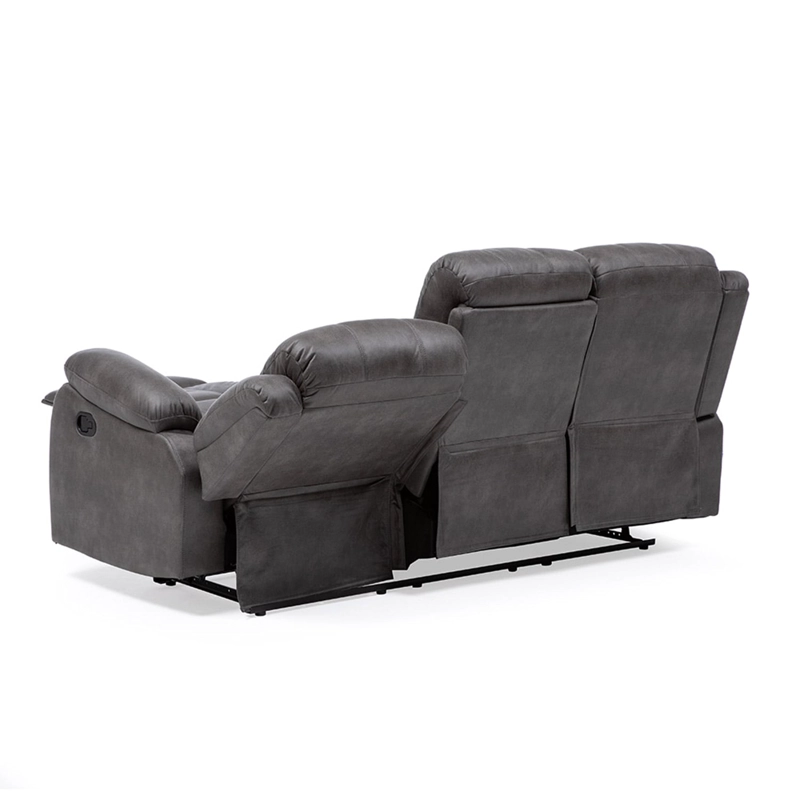 SOFA VYS SPA 3 CUERPOS ACERO GRIS RECLINABLE ISABEL GREY - 8