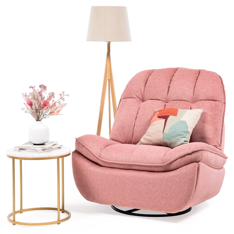 BERGERE MILLENIUM PINK: MECEDOR, GIRATORIO Y RECLINABLE - 1