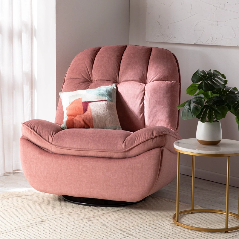 BERGERE MILLENIUM PINK: MECEDOR, GIRATORIO Y RECLINABLE - 2