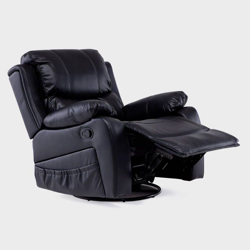 BERGER RECLINABLE PRO BLACK CON VIBROMASAJE 8 PUNTOS + CONTROL REMOTO + CALEFACCION + MECEDOR - 4