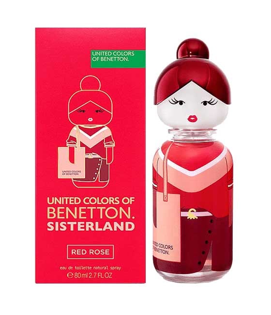 PERFUME UNITED COLORS OF BENETTON SISTERLAND RED ROSE MUJER EDT 80 ML - 1
