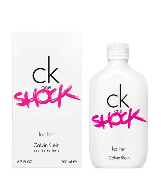 PERFUME CALVIN KLEIN CK ONE SHOCK MUJER EDT 200 ML - 1