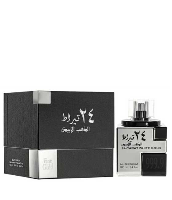 LATTAFA 24 CARAT WHITE GOLD 100ML EDP UNISEX - 1