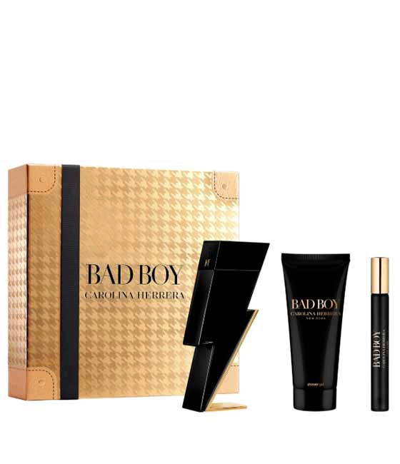 CAROLINA HERRERA BAD BOY 100ML+10ML+GEL DUCHA EDT HOMBRE ESTUCHE - 1