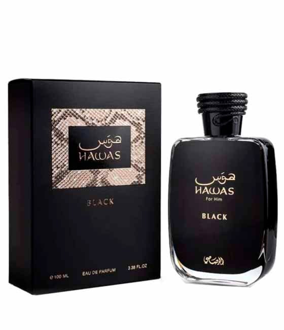 RASASI HAWAS BLACK 100ML EDP HOMBRE - 1